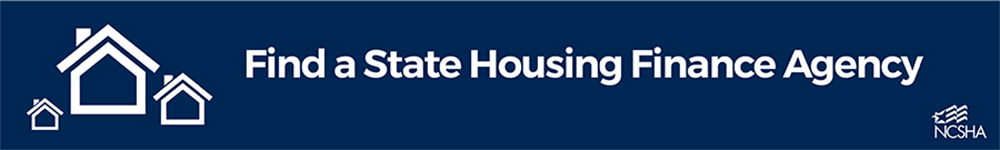 Text reading, Find a State Housing Finance Agency