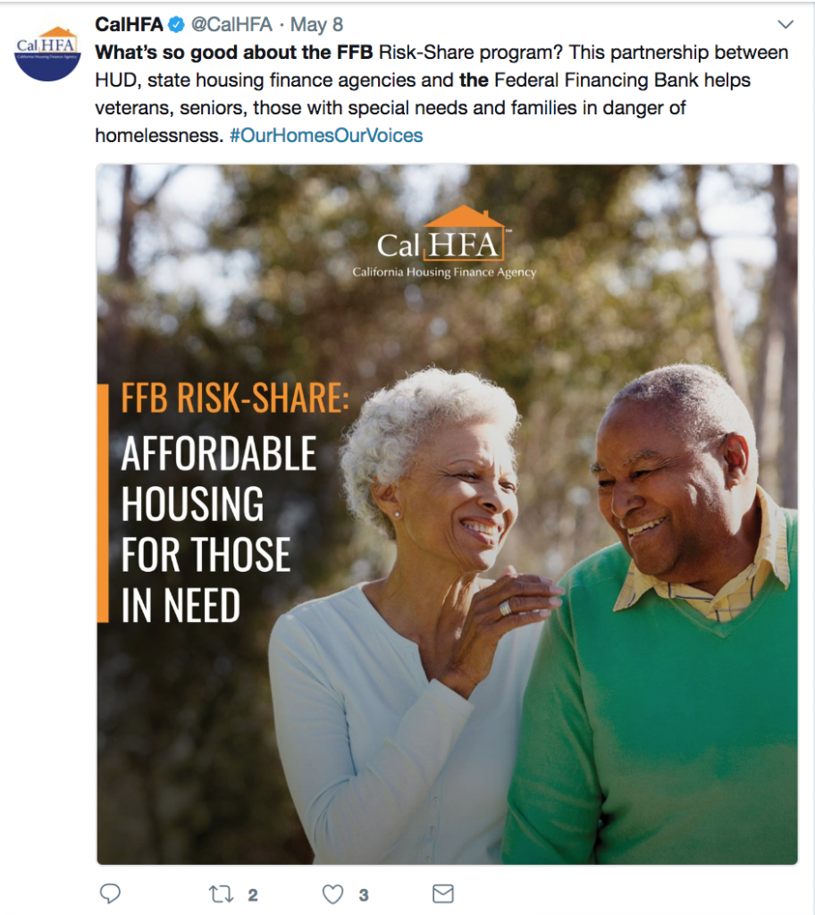 CalHFA Tweet