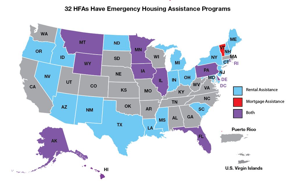 Matrix of State HFA Emergency Rental and Housing Assistance Programs