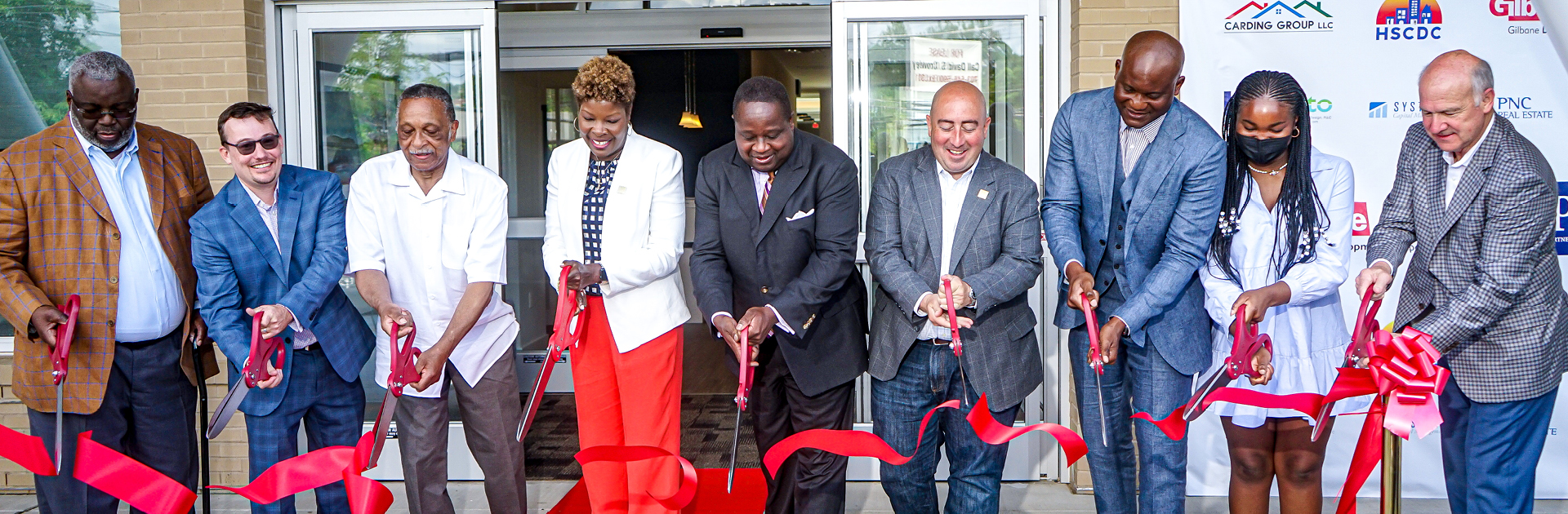 DC - Livingston Place at Southern Ave - Ribbon Cutting Banner
