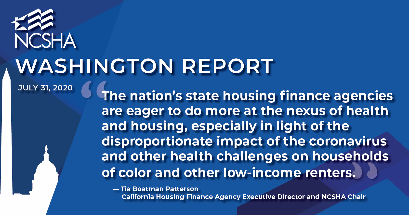 NCSHA Washington Report | July 31, 2020