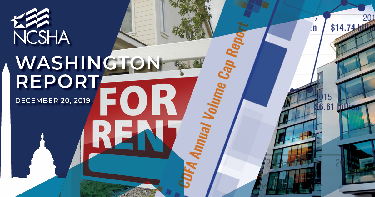 NCSHA Washington Report | December 20, 2019