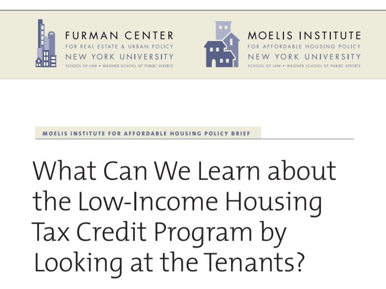 NYU Housing Credit Tenant Study
