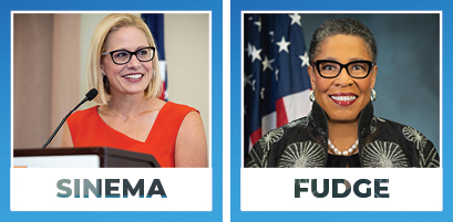 Senator Kyrsten Sinema (D-AZ) and HUD Secretary Marcia Fudge