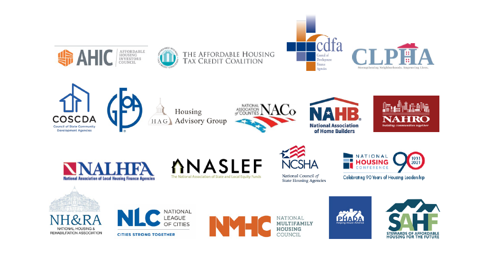 State and Local Government and Housing Industry Sign-On Letter to Secretary Yellen on Using Fiscal Recovery Fund with the Housing Credit