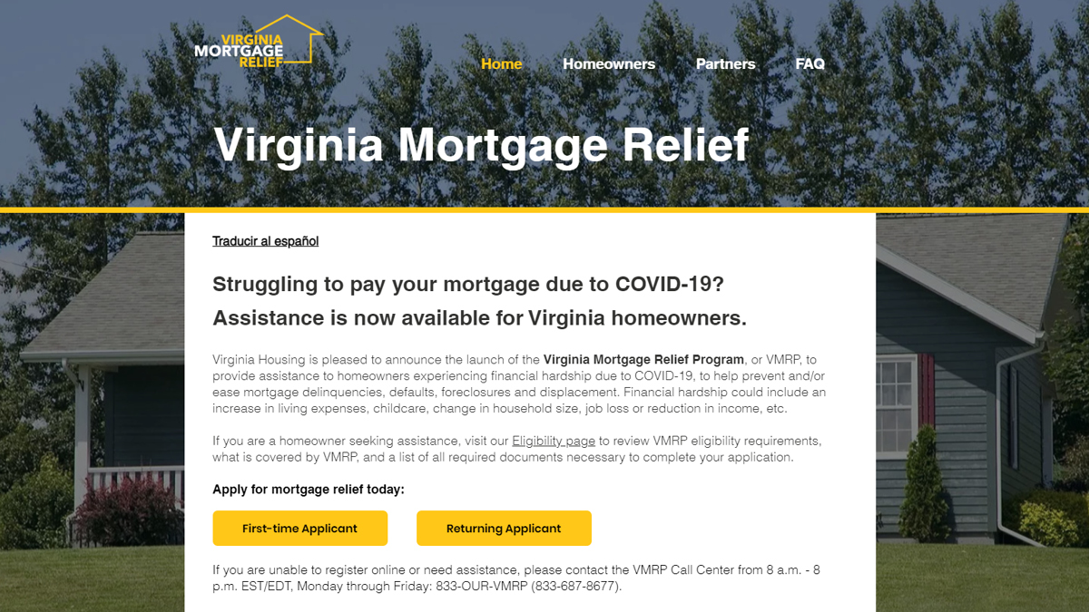 Featured HAF Program: Virginia Mortgage Relief Program