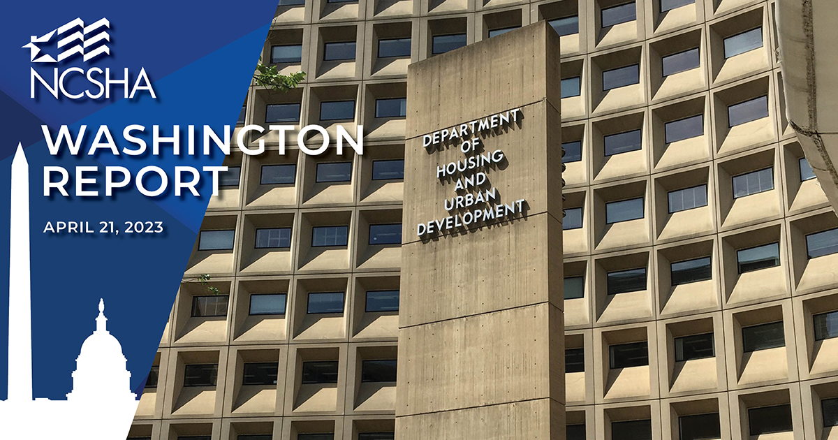 NCSHA Washington Report | April 21, 2023