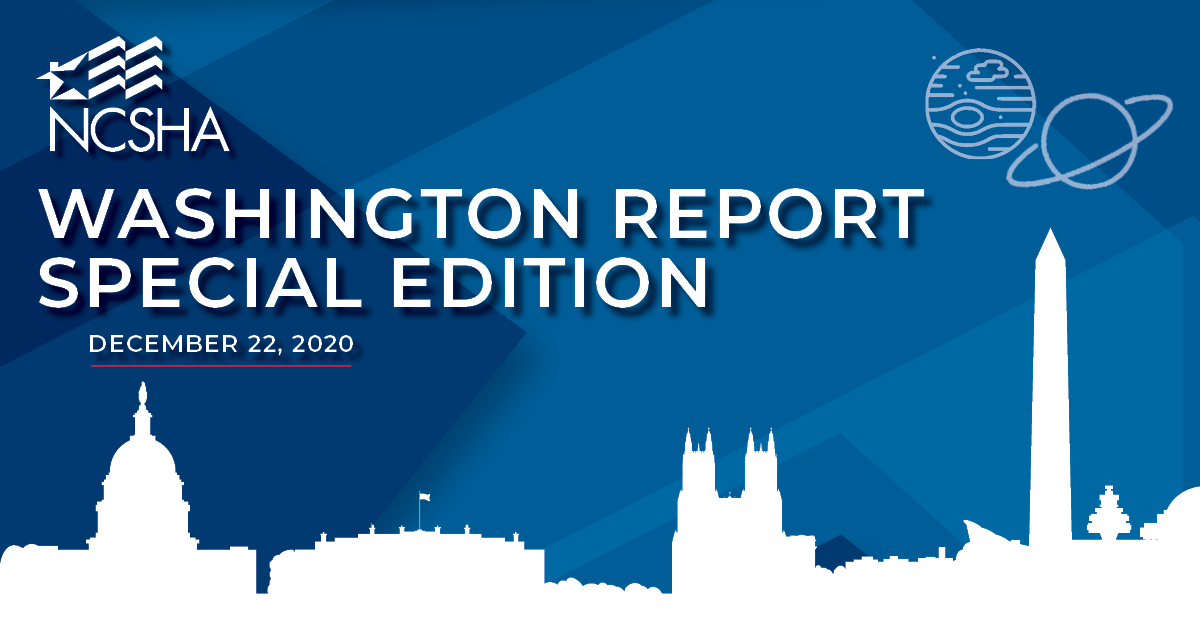 NCSHA Washington Report | SPECIAL EDITION | December 22, 2020