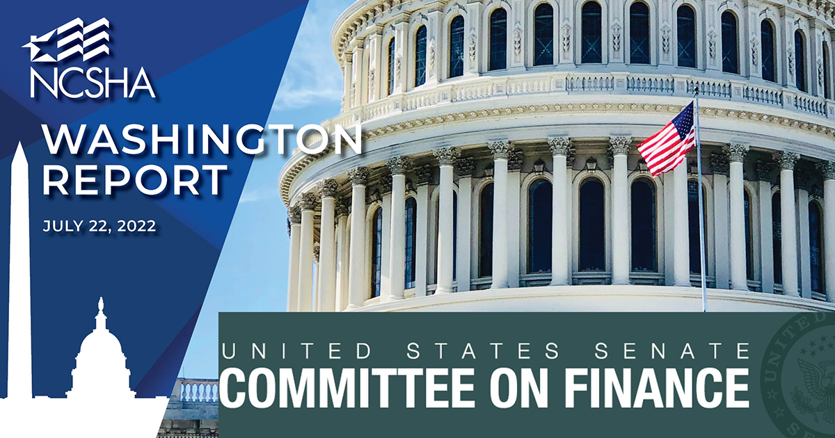NCSHA Washington Report | July 22, 2022