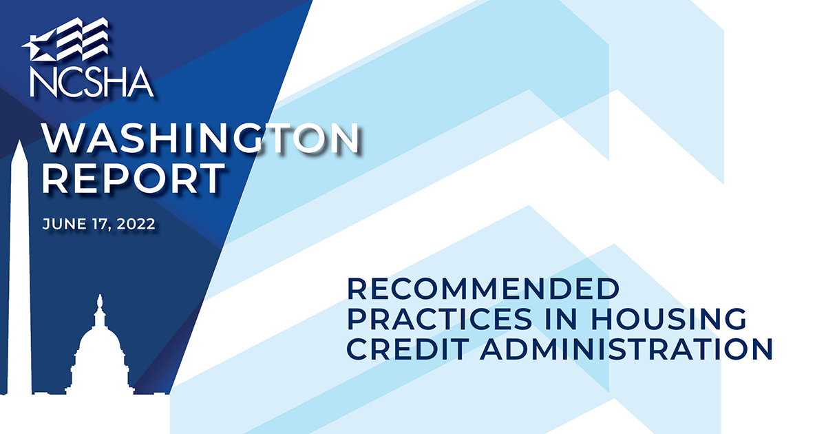 NCSHA Washington Report | June 17, 2022