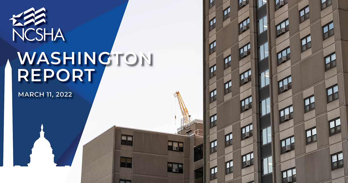 NCSHA Washington Report | March 11, 2022