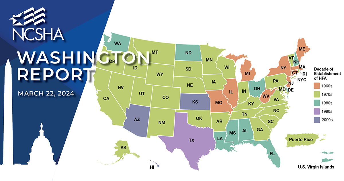 NCSHA Washington Report | March 22, 2024