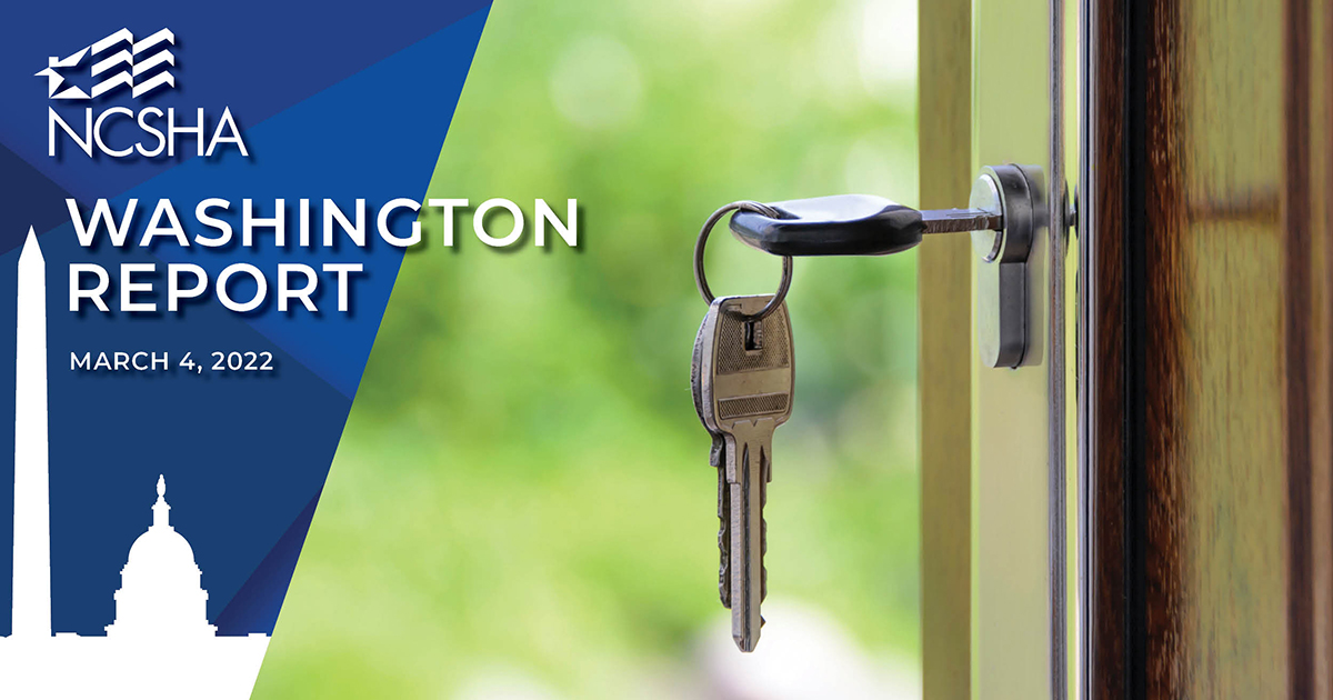 NCSHA Washington Report | March 4, 2022