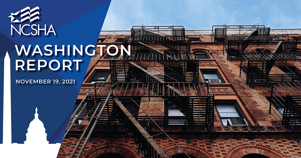 NCSHA Washington Report | November 19, 2021