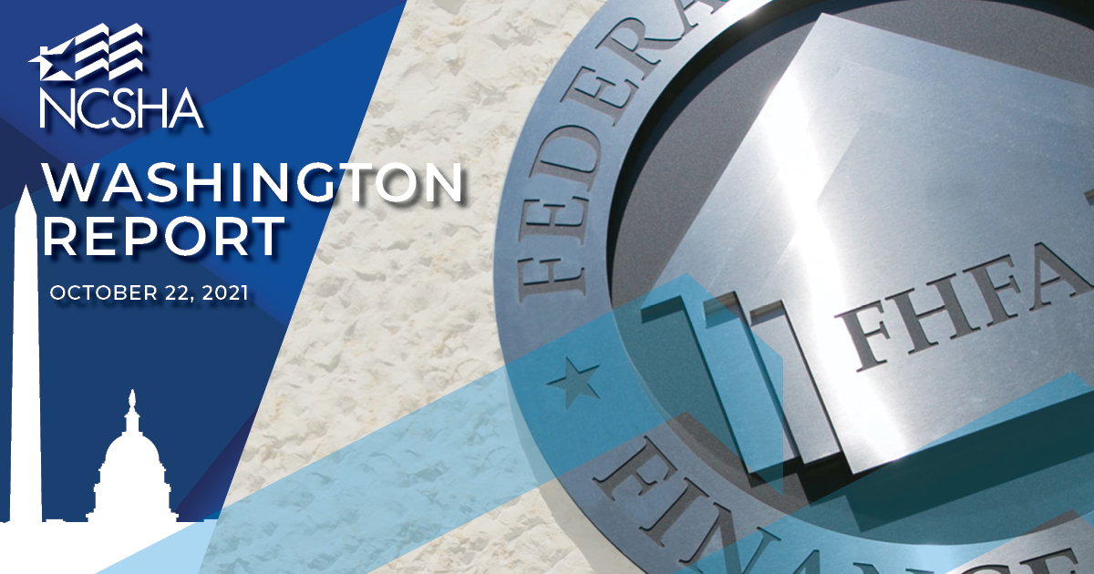 NCSHA Washington Report | October 22, 2021